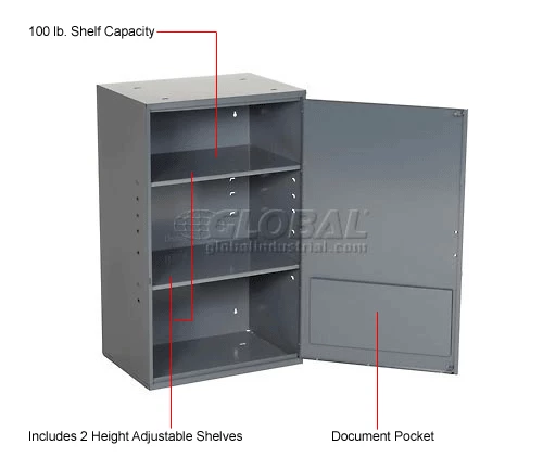 Coupon ๐ Durham Mfg. Durham Utility Wall Mount Cabinet 056-95 Dark Gray - 19-7/8"W x 14-1/4"D x 32-3/4"H โค๏ธ - Image 16