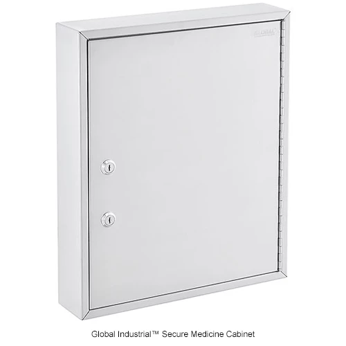 Buy ๐ Global Industrial™ Stainless Steel Medical Cabinet W/Double Key Locks, 14"Wx3-18"Dx17-18"H โ - Image 12