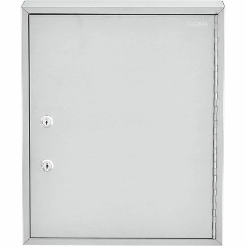 Buy ๐ Global Industrial™ Stainless Steel Medical Cabinet W/Double Key Locks, 14"Wx3-18"Dx17-18"H โ - Image 5