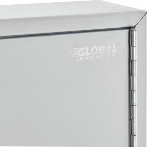 Buy ๐ Global Industrial™ Stainless Steel Medical Cabinet W/Double Key Locks, 14"Wx3-18"Dx17-18"H โ - Image 9
