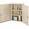 Flash Sale ❤️ Global Industrial™ Medium Narcotics Cabinet, Double Door/Double Lock, 16"W x 8"D x 24"H, Beige 💯