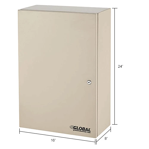 Flash Sale โค๏ธ Global Industrial Medium Narcotics Cabinet, Double Door/Double Lock, 16"W x 8"D x 24"H, Beige ๐ฏ - Image 23