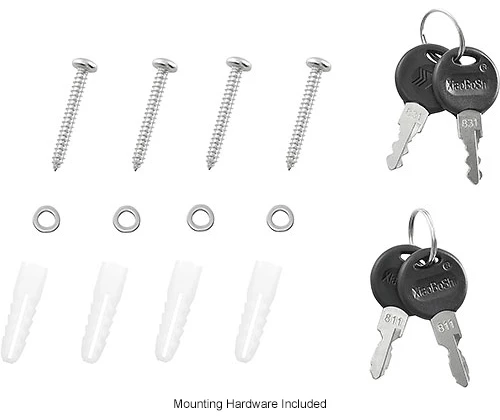 Best Pirce ๐ Global Industrial™ Stainless Steel Narcotics Cabinet W/Double Door/Double Lock, 16"Wx8"Dx24"H โจ - Image 22