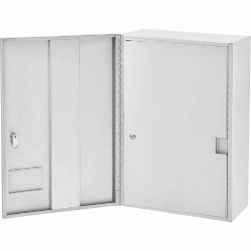 Best Pirce ๐ Global Industrial™ Stainless Steel Narcotics Cabinet W/Double Door/Double Lock, 16"Wx8"Dx24"H โจ - Image 3