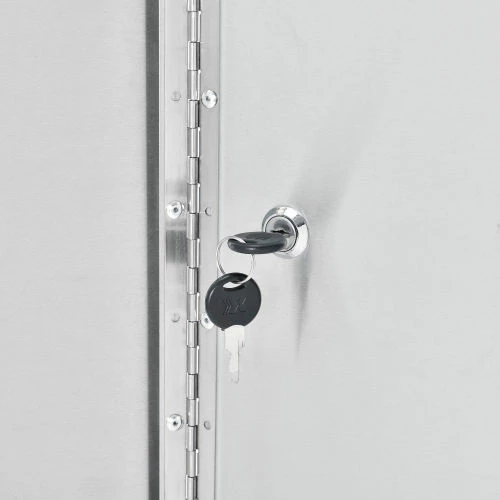 Best Pirce ๐ Global Industrial™ Stainless Steel Narcotics Cabinet W/Double Door/Double Lock, 16"Wx8"Dx24"H โจ - Image 12