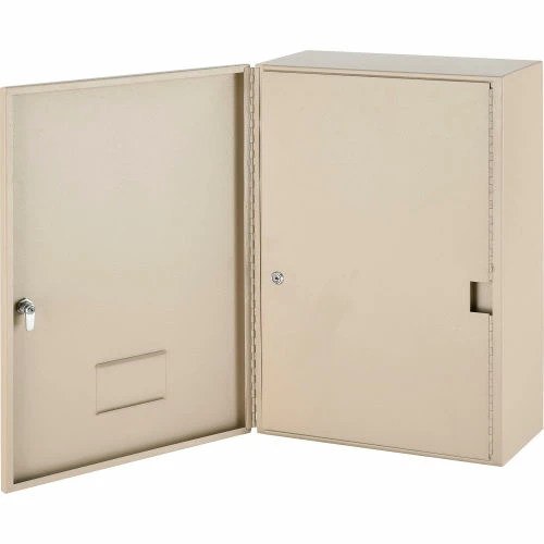 Flash Sale โค๏ธ Global Industrial Medium Narcotics Cabinet, Double Door/Double Lock, 16"W x 8"D x 24"H, Beige ๐ฏ - Image 3