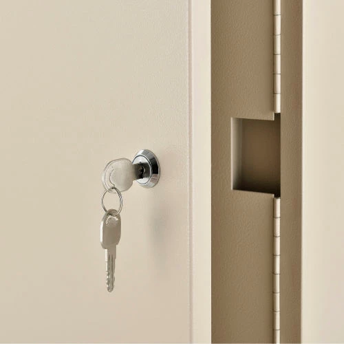 Flash Sale โค๏ธ Global Industrial Medium Narcotics Cabinet, Double Door/Double Lock, 16"W x 8"D x 24"H, Beige ๐ฏ - Image 12