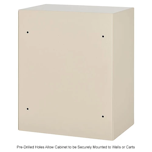 New ๐ Global Industrial Small Narcotics Cabinet, Double Door/Double Lock, 12"W x 8"D x 15"H, Beige ๐ - Image 18