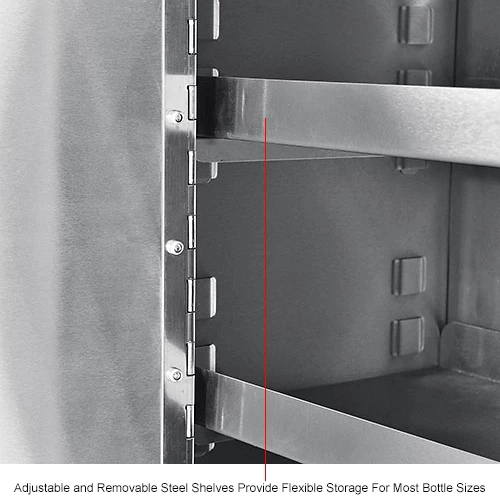 Flash Sale ๐ Global Industrial™ Stainless Steel Narcotics Cabinet W/Double Door/Double Lock, 12"Wx8"Dx15"H ๐ - Image 17