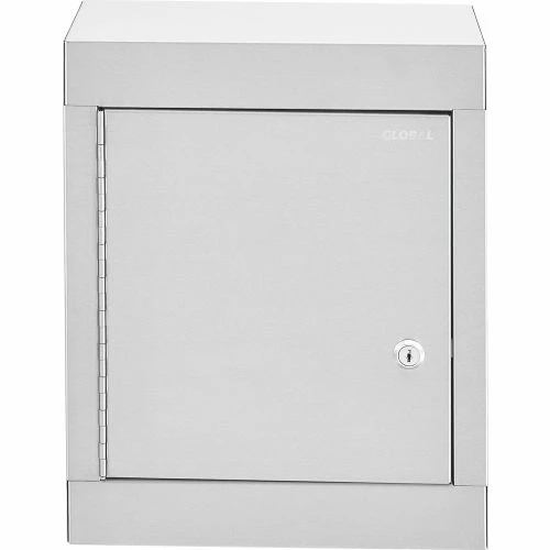 Flash Sale ๐ Global Industrial™ Stainless Steel Narcotics Cabinet W/Double Door/Double Lock, 12"Wx8"Dx15"H ๐ - Image 9