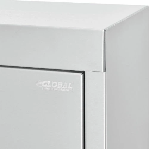 Flash Sale ๐ Global Industrial™ Stainless Steel Narcotics Cabinet W/Double Door/Double Lock, 12"Wx8"Dx15"H ๐ - Image 10