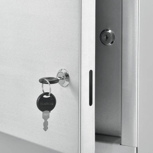 Flash Sale ๐ Global Industrial™ Stainless Steel Narcotics Cabinet W/Double Door/Double Lock, 12"Wx8"Dx15"H ๐ - Image 12