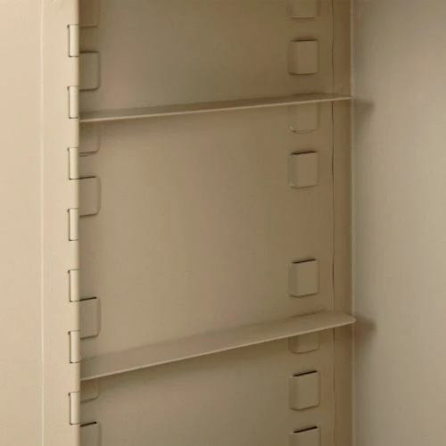 New ๐ Global Industrial Small Narcotics Cabinet, Double Door/Double Lock, 12"W x 8"D x 15"H, Beige ๐ - Image 7