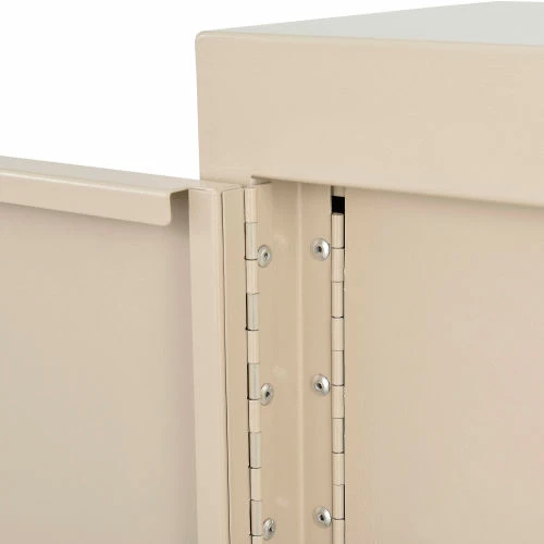 New ๐ Global Industrial Small Narcotics Cabinet, Double Door/Double Lock, 12"W x 8"D x 15"H, Beige ๐ - Image 13