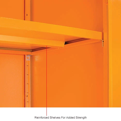 Coupon π Global Industrial Emergency Preparedness Cabinet, 36"Wx24"Dx78"H, Orange, Unassembled π - Image 8