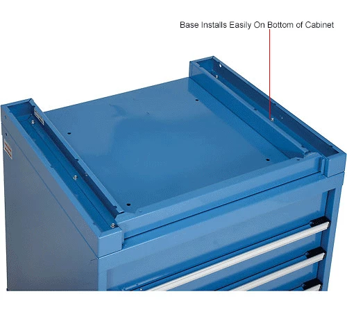 Best Pirce โ Global Industrial Cabinet Base For Modular Drawer Cabinet, Blue, 30"W x 27"D โญ - Image 11