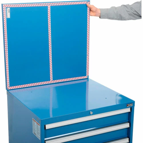 Coupon ❤️ Global Industrial™ Top Tray w/Vinyl Mat for 30"Wx27"D Modular Drawer Cabinet ❤️ - Image 4