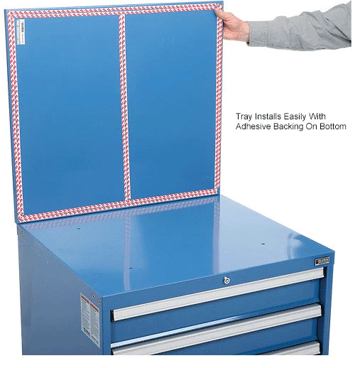 Coupon ❤️ Global Industrial™ Top Tray w/Vinyl Mat for 30"Wx27"D Modular Drawer Cabinet ❤️ - Image 11