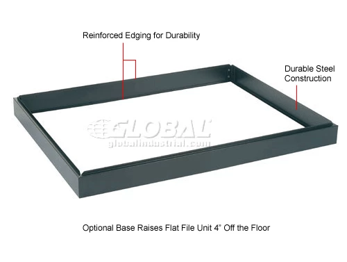 Buy ๐ฅฐ Interion By Global Industrial Interion® Flat File 46 Inch 5 Drawer Closed Base Black ๐ - Image 4