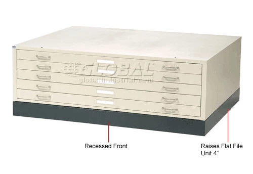 Buy ๐ฅฐ Interion By Global Industrial Interion® Flat File 46 Inch 5 Drawer Closed Base Black ๐ - Image 6