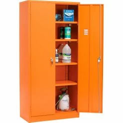 Wholesale 🎁 Global Industrial™ Emergency Preparedness Cabinet, 36"Wx18"Dx78"H, Orange, Assembled ✨