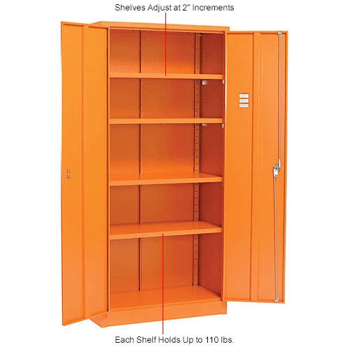 Cheap π Global Industrial Emergency Preparedness Cabinet, 36"Wx18"Dx78"H, Orange, Unassembled π₯ - Image 7