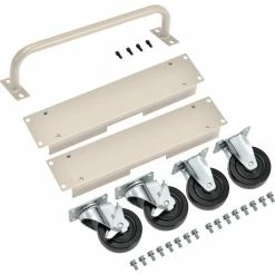 Deals 🎉 Global Industrial™ Caster and Handle Kit for 16-Chromebook and Laptop Charging Cabinet, Putty 😉