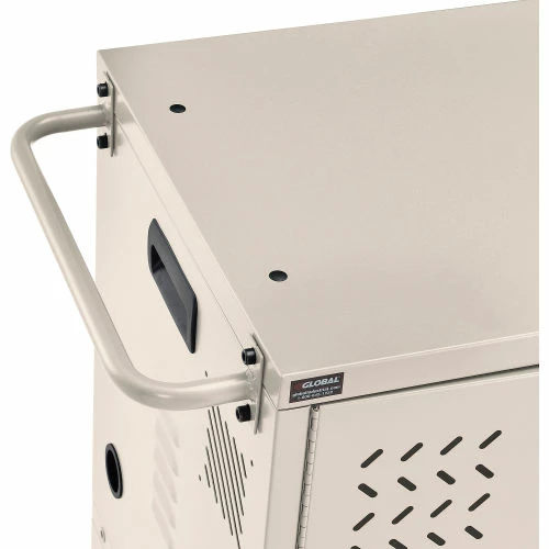 Deals π Global Industrial™ Caster and Handle Kit for 16-Chromebook and Laptop Charging Cabinet, Putty π - Image 3