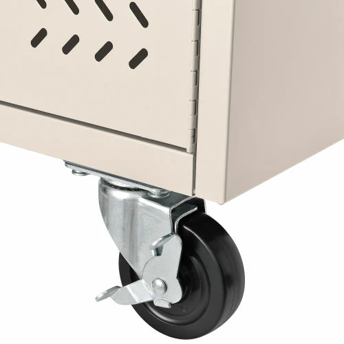 Deals π Global Industrial™ Caster and Handle Kit for 16-Chromebook and Laptop Charging Cabinet, Putty π - Image 5