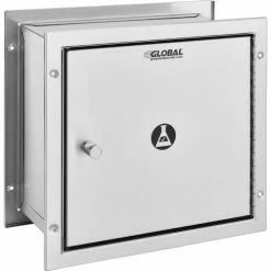 Brand new โ Global Industrial Stainless Steel Specimen Pass-Thru Cabinet, Recessed, 13-1/4" x 6" x 12-3/4" ๐