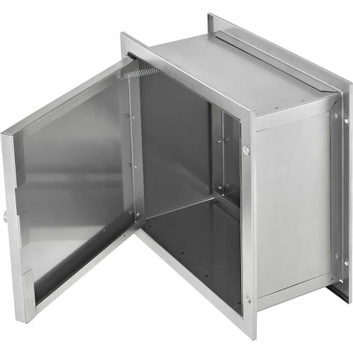 Brand new ⌛ Global Industrial Stainless Steel Specimen Pass-Thru Cabinet, Recessed, 13-1/4" x 6" x 12-3/4" 👍 - Image 5