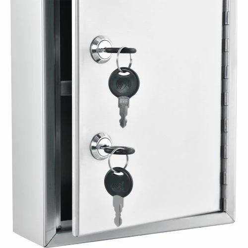 Cheapest 🤩 Global Industrial™ Stainless Steel Medical Cabinet W/Double Key Locks, 8"Wx2-5/8"Dx12-1/8"H 🧨 - Image 7