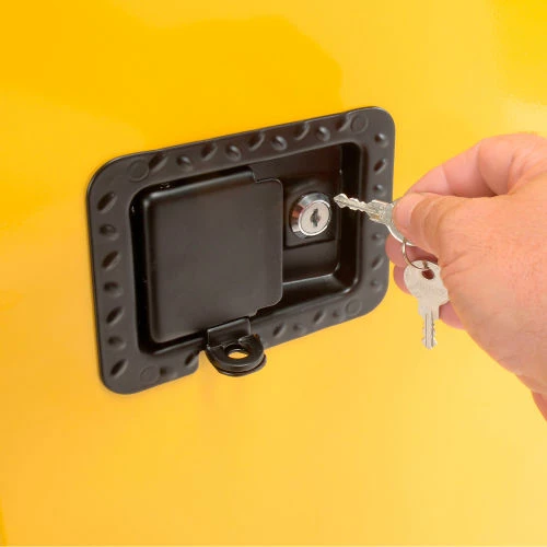 Promo 🥰 Global Industrial Flammable Cabinet, Manual Close Single Door, 16 Gallon, 23"Wx18"Dx44"H 🧨 - Image 16