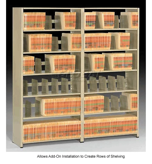 Flash Sale โจ Tennsco Imperial Shelving Starter W/ 6 Openings, 48"W x 12"D x 76"H, Sand ๐ฏ - Image 13