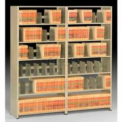 Flash Sale โจ Tennsco Imperial Shelving Starter W/ 6 Openings, 48"W x 12"D x 76"H, Sand ๐ฏ