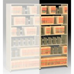 Wholesale 👍 Tennsco Imperial Shelving Add-On 36x12x88 - 7 Openings Sand ❤️