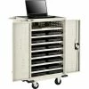 New 😍 Global Industrial™ Mobile Charging Cart for 12 Chromebooks and Tablets, Putty, Unassembled 🧨