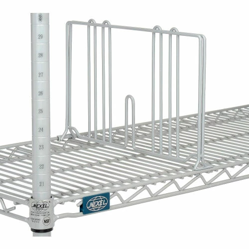 Flash Sale ๐งจ Nexel®, Nexelate® Silver Epoxy Wire Divider, 14"D x 8"H ๐