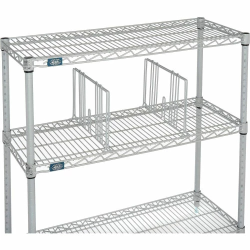 Flash Sale ๐งจ Nexel®, Nexelate® Silver Epoxy Wire Divider, 14"D x 8"H ๐ - Image 2