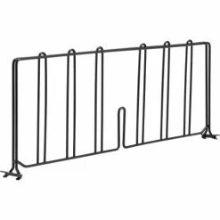 Budget 🥰 Nexel® Black Epoxy Divider, 24"D x 8"H 🎉