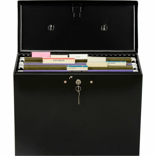 Hot Sale ๐ฅฐ Master Lock® No. 7148D Steel Security File Box 13-1/2"L x 6"W x 10-1/2"H, Black โญ - Image 3