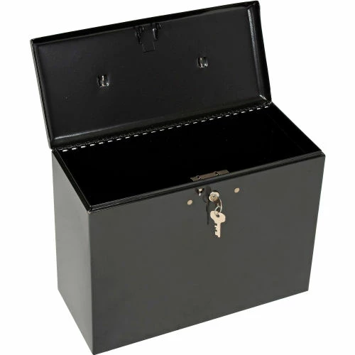 Hot Sale ๐ฅฐ Master Lock® No. 7148D Steel Security File Box 13-1/2"L x 6"W x 10-1/2"H, Black โญ - Image 4