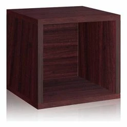 Deals 🔥 Way Basics Eco Stackable Storage Cube, Espresso 🌟
