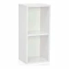 Budget 🌟 Way Basics Eco 2 Shelf Narrow Bookcase, White ✔️