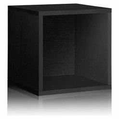 Cheapest ๐งจ Way Basics Stackable Large Storage Cube, Black ๐งจ