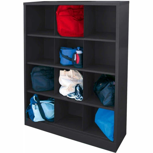Cheapest ๐ Sandusky Cubbie Storage Organizer - 12 Sections - Black ๐ฏ - Image 2