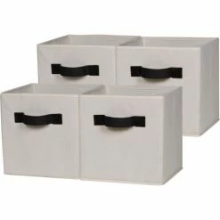 Outlet 👏 Comfort Products OneSpace Foldable Cloth Storage Cube Set - 4 Pack - Beige 🎁