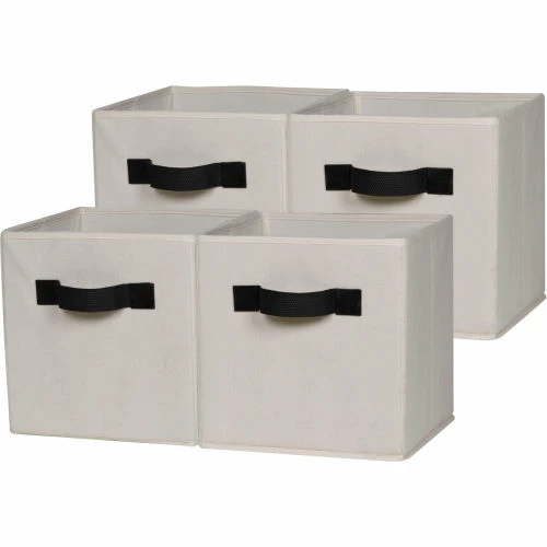 Outlet ๐ Comfort Products OneSpace Foldable Cloth Storage Cube Set - 4 Pack - Beige ๐