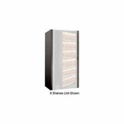 Deals 😀 Datum Rotary File Cabinet Components, Legal End Panel Kit, 3-High, Black ✨