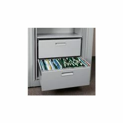 Flash Sale 🌟 Datum Rotary File Cabinet Components, Legal File/Storage Drawer, Locking, Light Gray ✔️